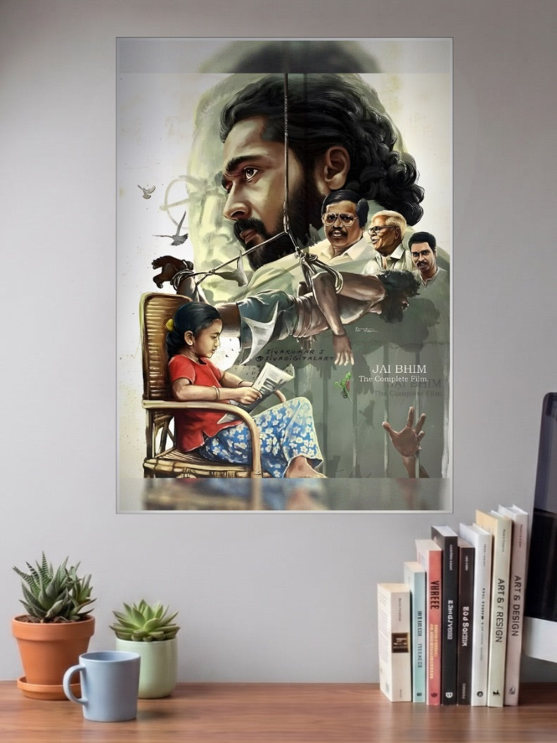 Suriya Jai Bhim Poster Kollywood Movie Poster