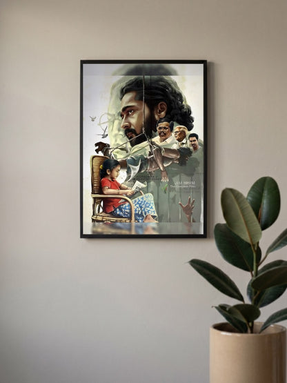 Suriya Jai Bhim Poster Kollywood Movie Poster
