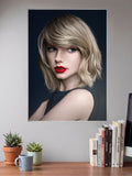 Taylor Swift Painted Portrait Singers Poster