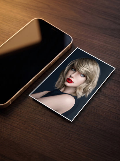 Taylor Swift Painted Portrait Singers Poster