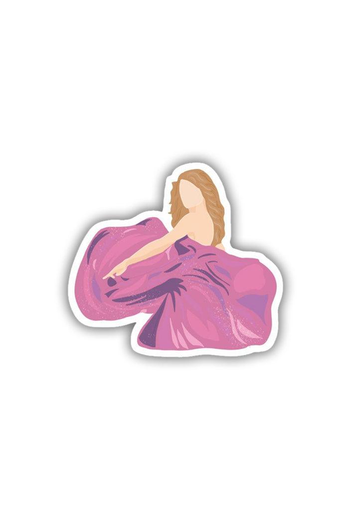 Taylor Swift in Pink: Speak Now Sticker