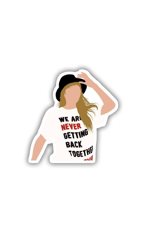 Taylor Swift: Never Ever Getting Back Sticker