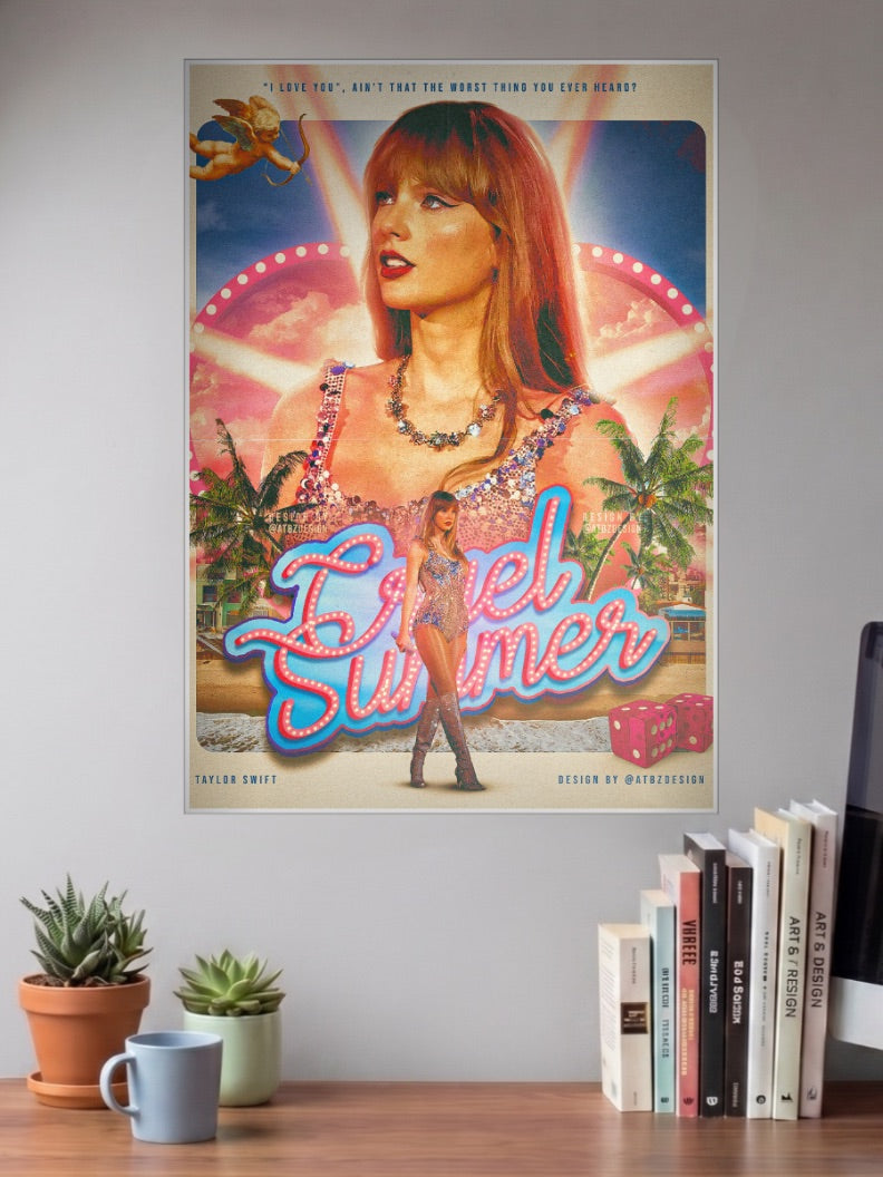Taylor Swift Cruel Summer Singers Poster