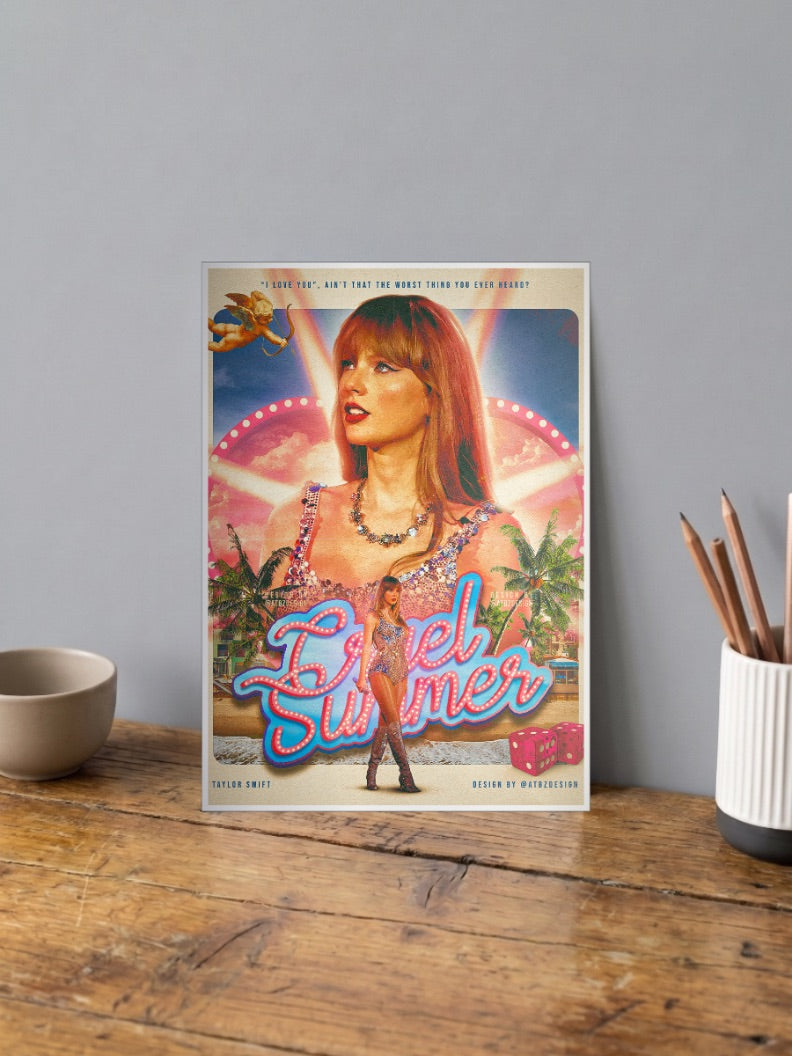 Taylor Swift Cruel Summer Singers Poster