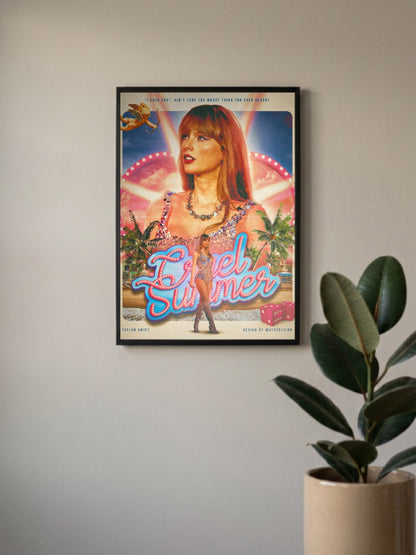 Taylor Swift Cruel Summer Singers Poster