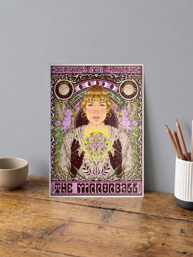 Taylor Swift Mirrorball Tarot Singers Poster