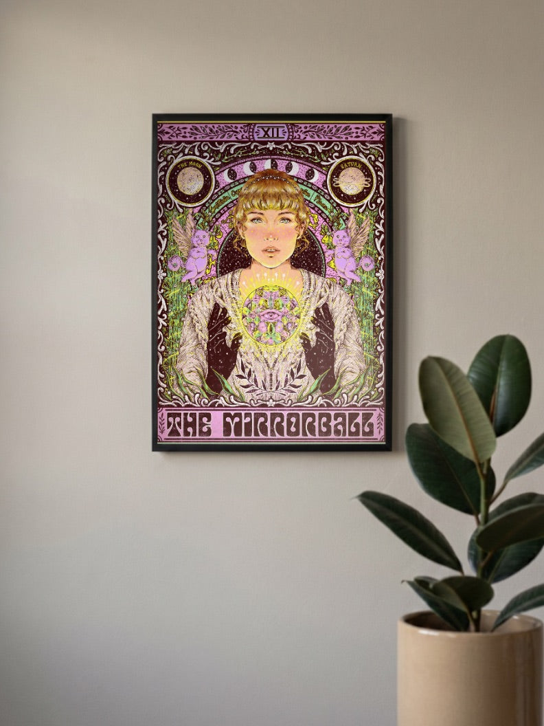 Taylor Swift Mirrorball Tarot Singers Poster
