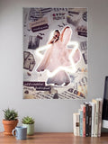 Taylor Swift Folklore Collage Singers Poster