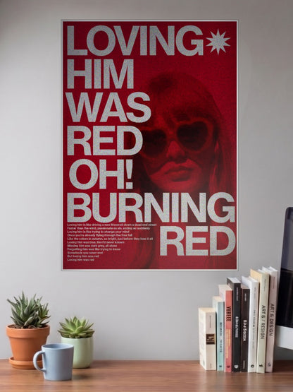 Loving Him Was Red Singers Poster