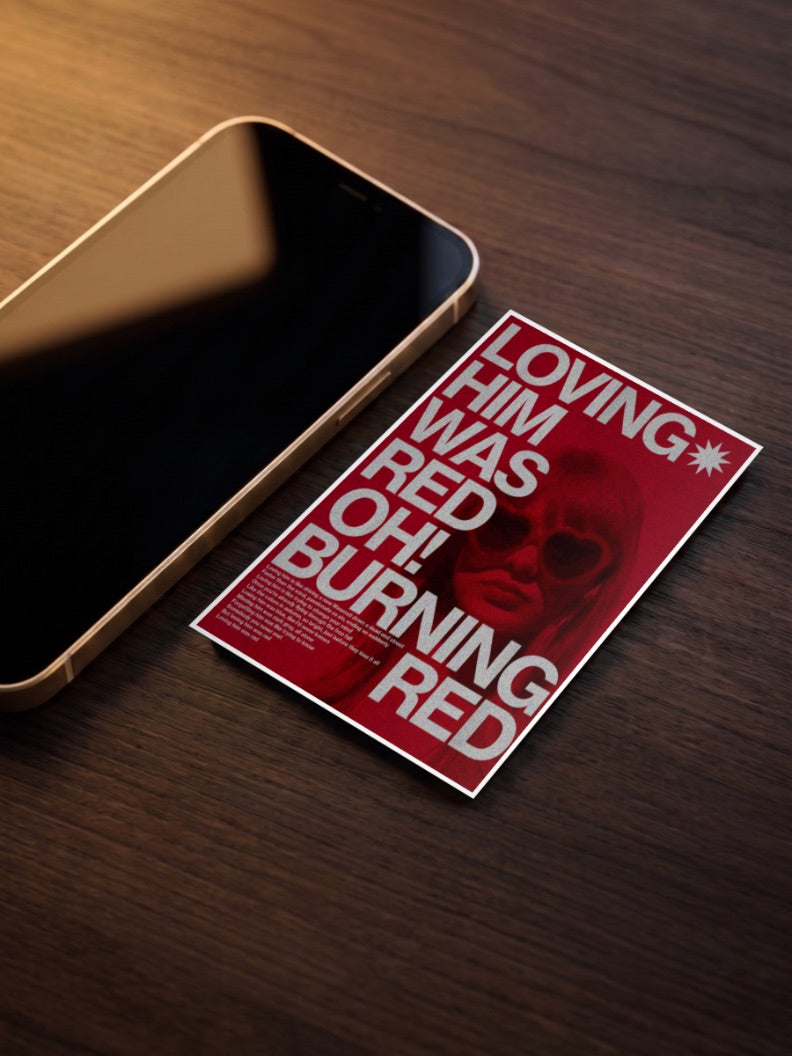 Loving Him Was Red Singers Poster