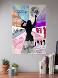 TAYLOR SWIFT Album Panel Poster
