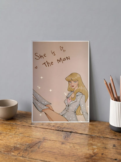 TAYLOR SWIFT She Is The Man Poster