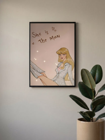 TAYLOR SWIFT She Is The Man Poster