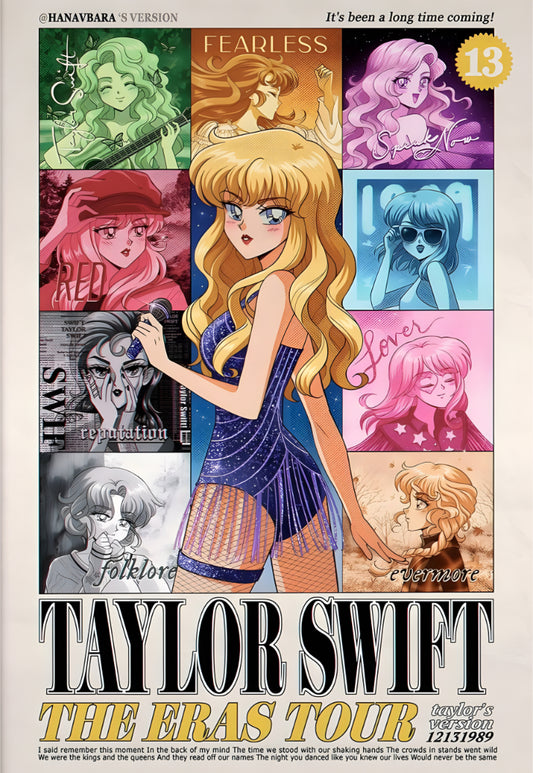 TAYLOR SWIFT The Eras Tour Version Poster