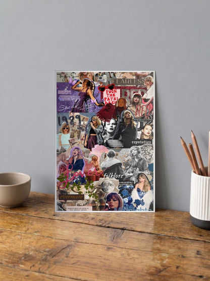The Evolution of Taylor Swift | Taylor Swift Collage | Music Poster