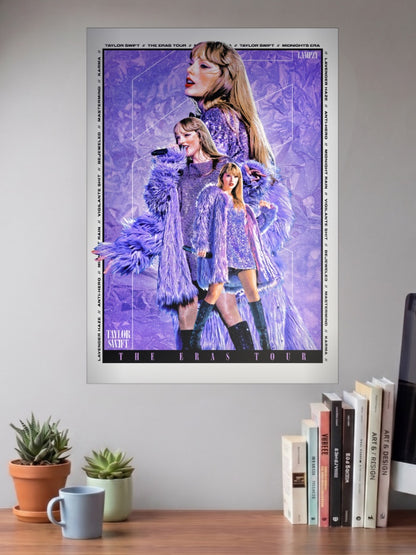 Taylor Swift Eras Tour Purple Singers Poster