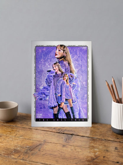 Taylor Swift Eras Tour Purple Singers Poster
