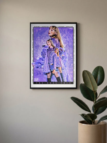 Taylor Swift Eras Tour Purple Singers Poster