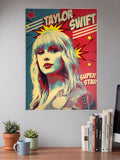 Taylor Swift Superstar Pop Art Singers Poster