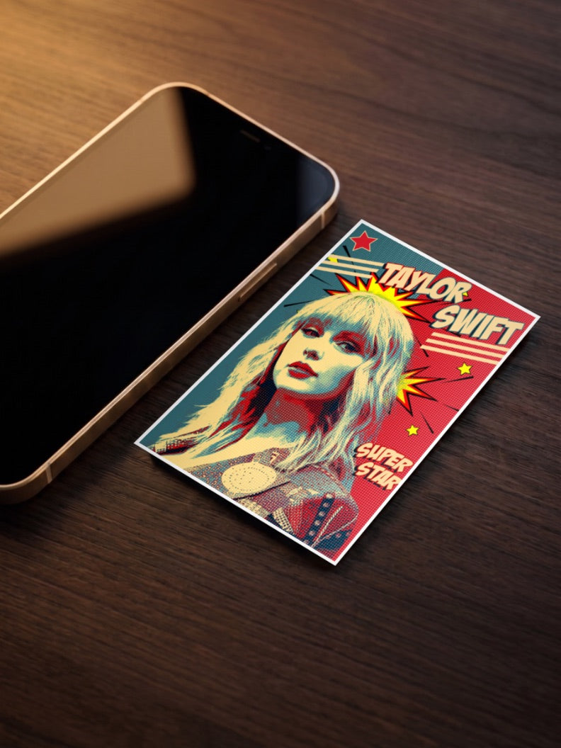 Taylor Swift Superstar Pop Art Singers Poster