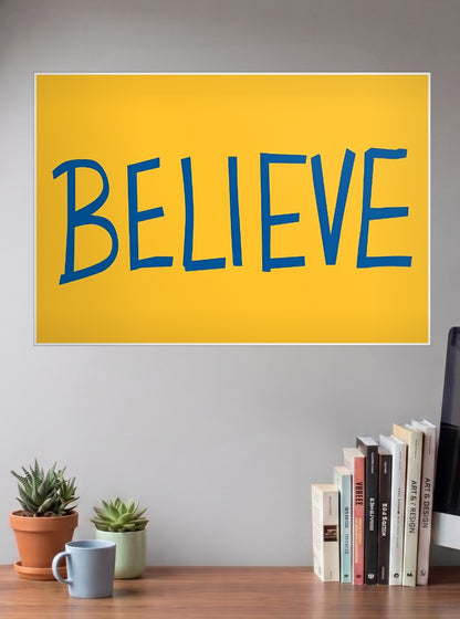 Ted Lasso Believe Sitcom Poster