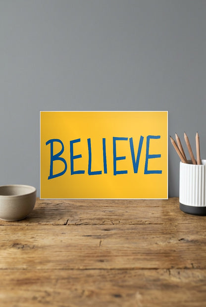 Ted Lasso Believe Sitcom Poster