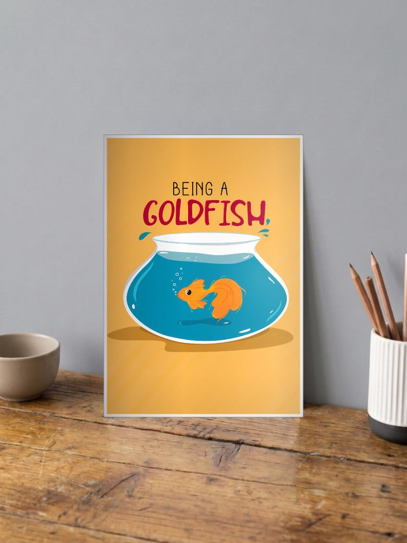 Being A Goldfish Sitcom Poster