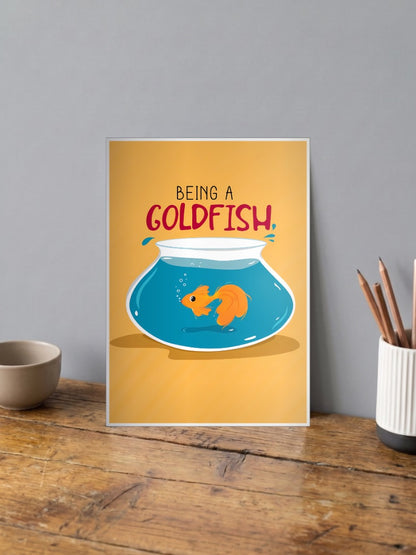 Being A Goldfish Sitcom Poster