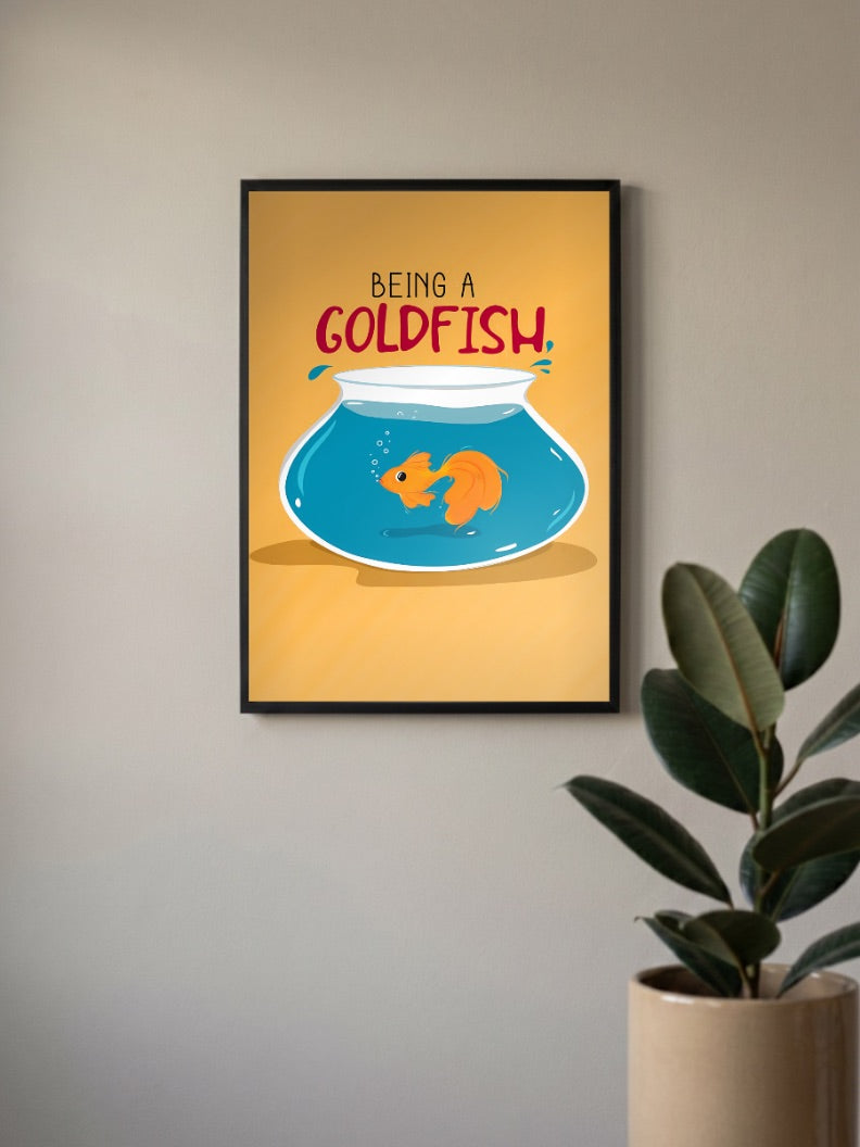 Being A Goldfish Sitcom Poster
