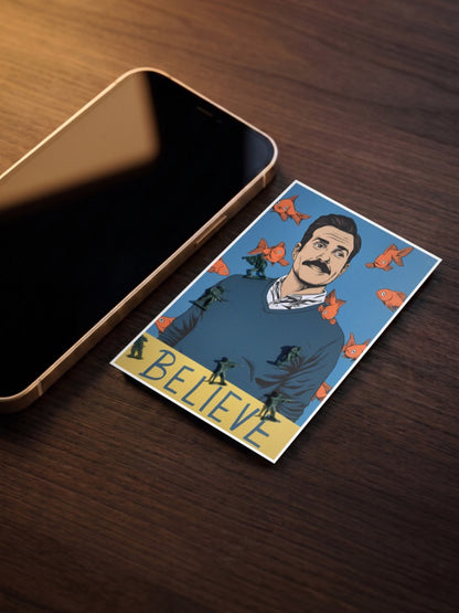 Ted Lasso Goldfish Soldiers Sitcom Poster