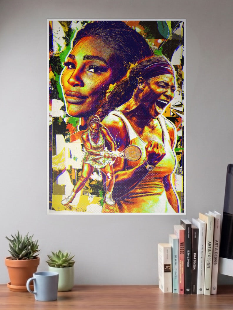 Serena Collage Poster