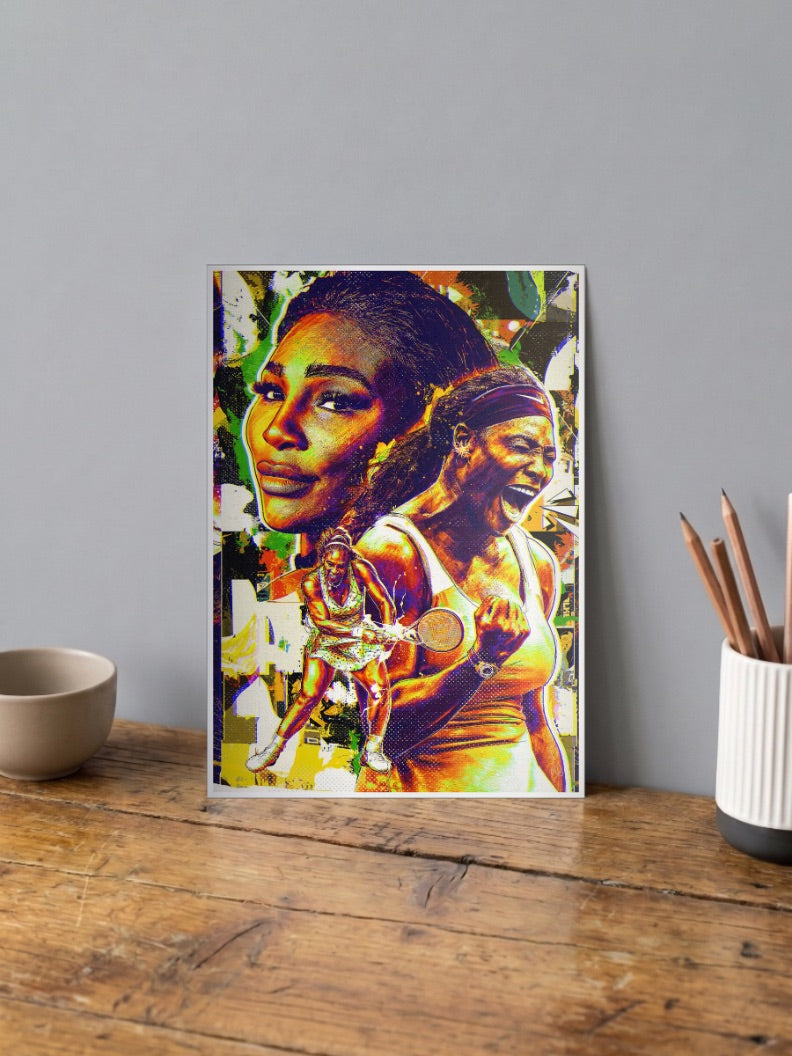 Serena Collage Poster