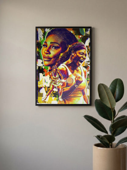 Serena Collage Poster