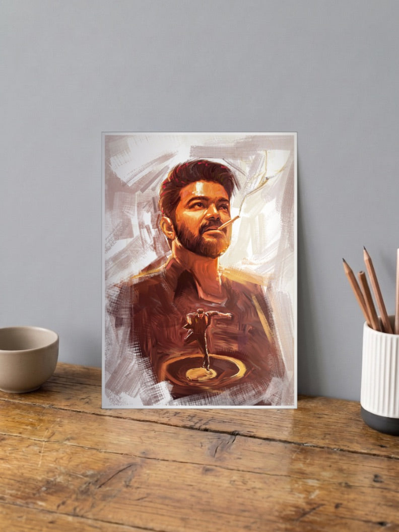 Thalapathy Vijay Smoking Kollywood Movie Poster