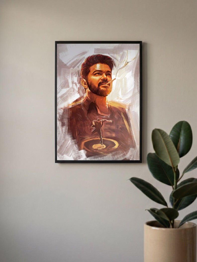 Thalapathy Vijay Smoking Kollywood Movie Poster