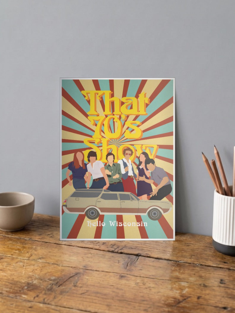 That 70s Show Cast Sitcom Poster