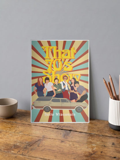 That 70s Show Cast Sitcom Poster