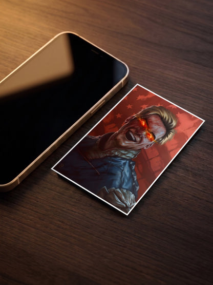 Homelander Laser Eyes Portrait American Poster