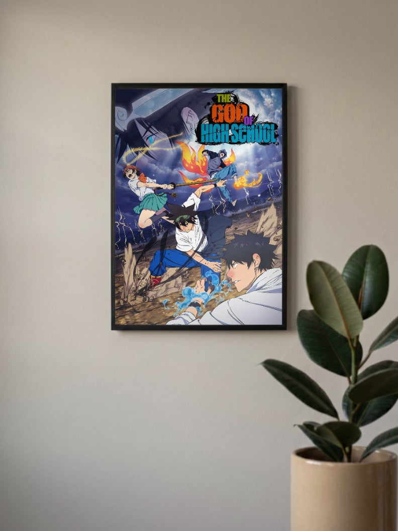 God Of High School Anime Poster