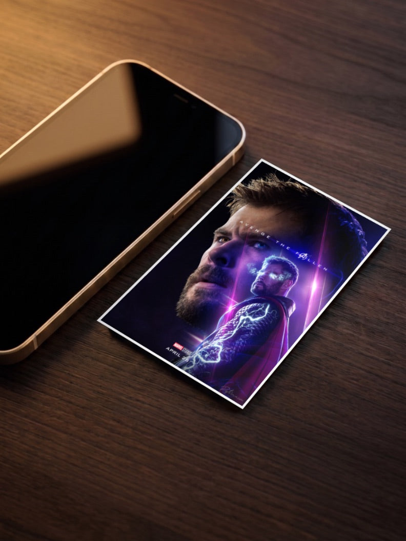 Thor Avenge The Fallen Marvel Poster
