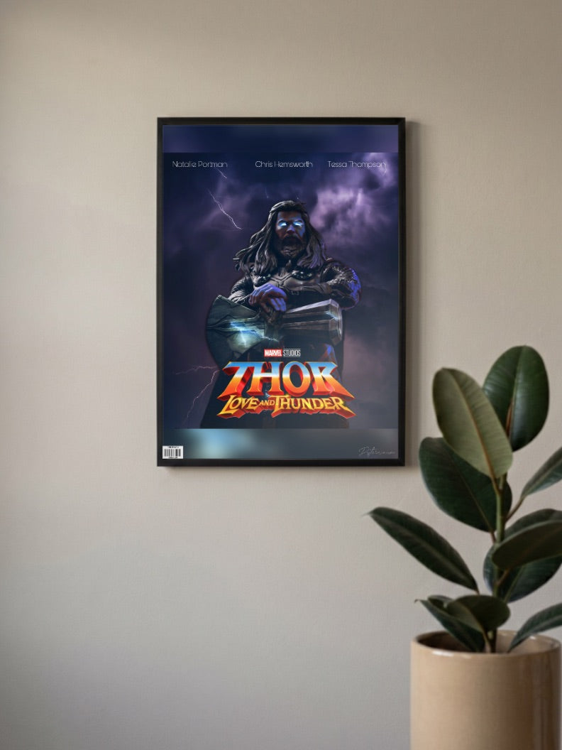 Thor Love And Thunder Marvel Poster