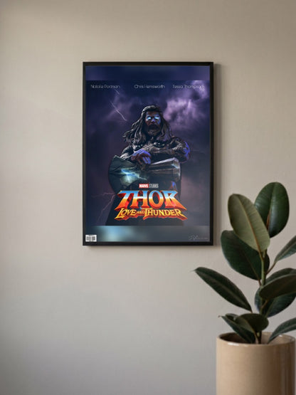 Thor Love And Thunder Marvel Poster