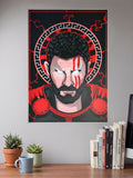 Thor Comic Style Portrait Marvel Poster