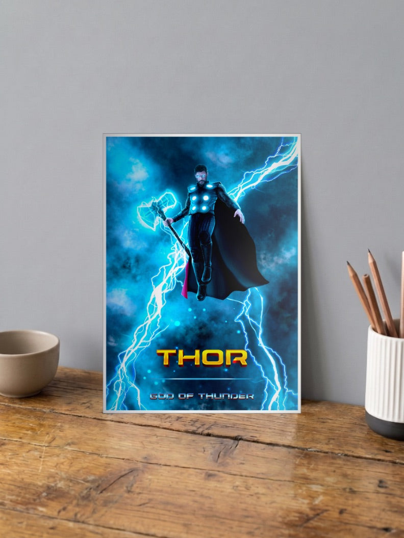 Thor God Of Thunder Marvel Poster