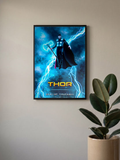 Thor God Of Thunder Marvel Poster