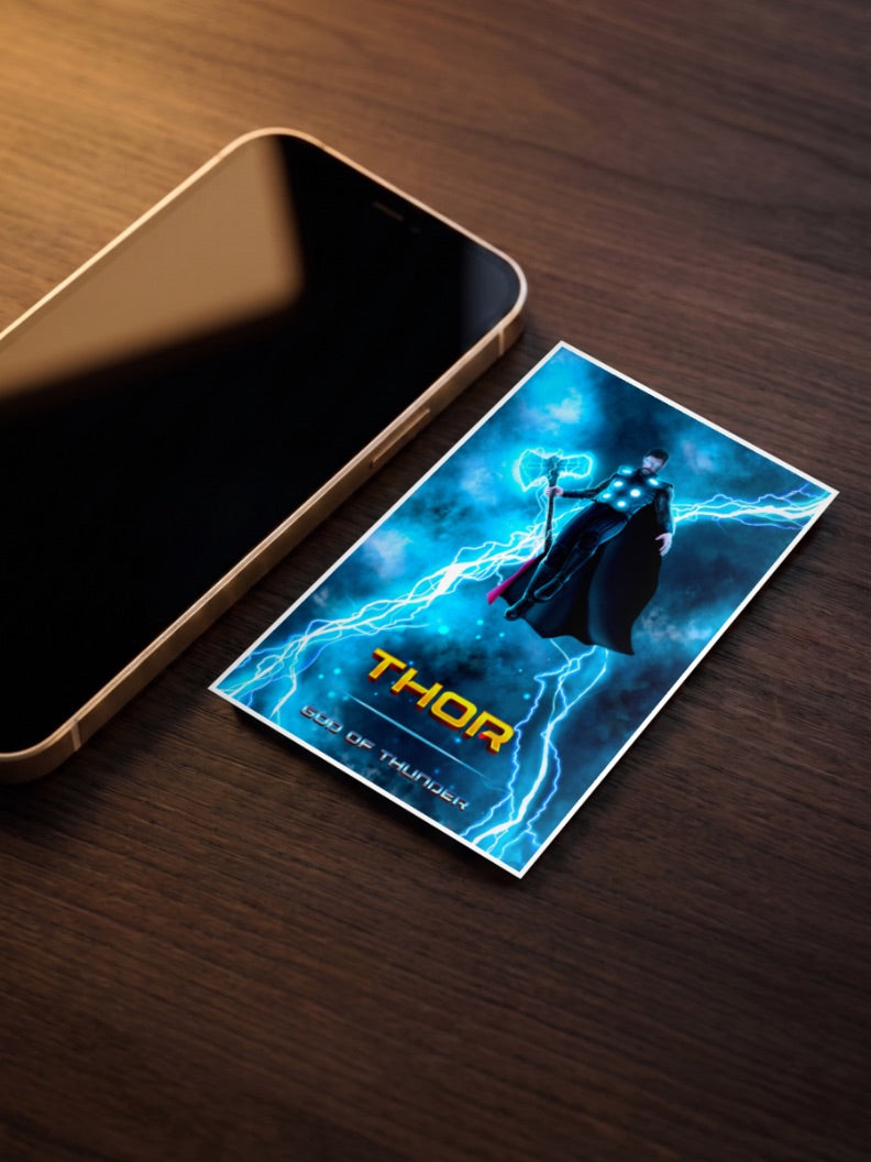 Thor God Of Thunder Marvel Poster