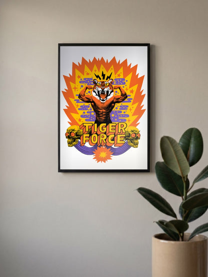 Tiger Force Mascot Motivational Poster