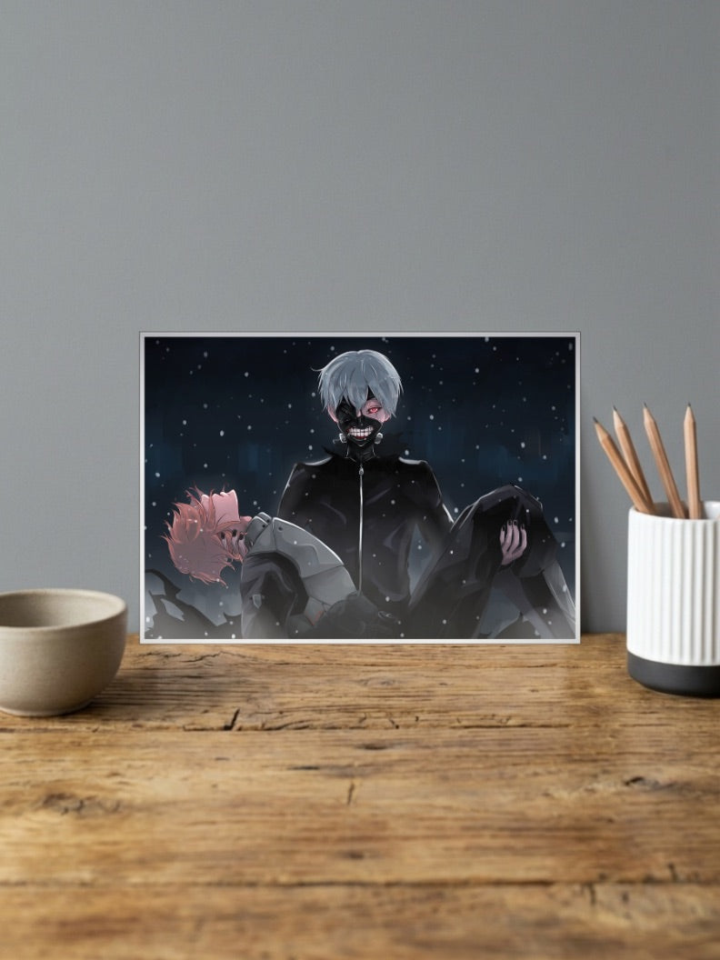 Kaneki and Hide Tokyo Ghoul Poster