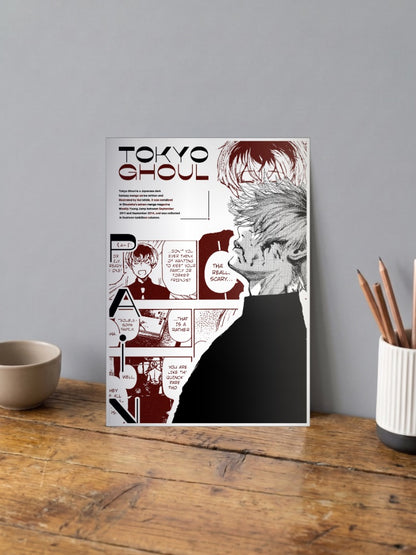 Tokyo Ghoul Manga Panel Art Anime Poster