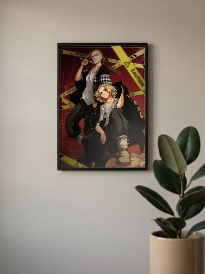 Draken And Mikey Anime Poster